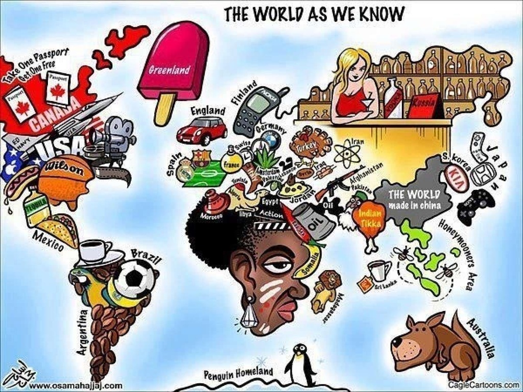 O mundo em clichês